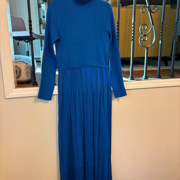 Thea Aqua Blue Sweater Dress - XL - Picture 2 of 5
